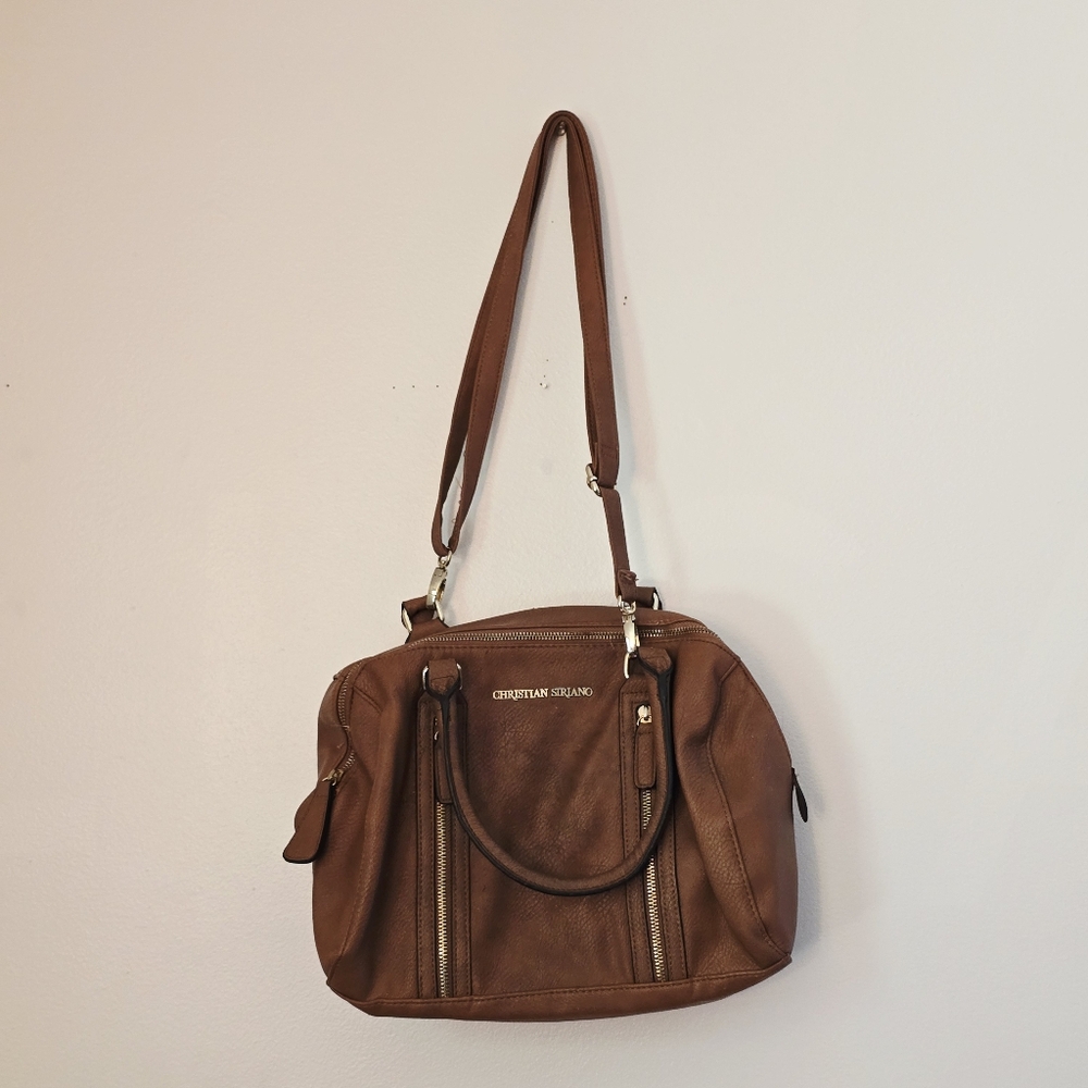 Christian Siriano Tan Shoulder Bag